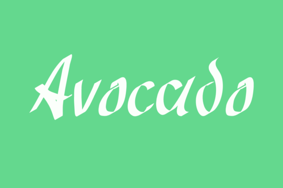 Avocado Font: The Handwritten Style for DIY Projects