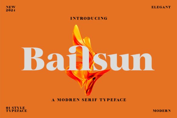 Bailsun: A Strategic Serif for Timeless Brand Communication