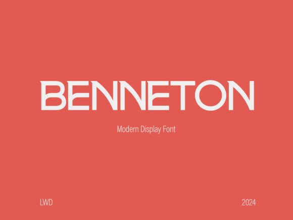 Benneton: The Dynamic Display Font Fusing Athletic Spirit with Sophisticated Style