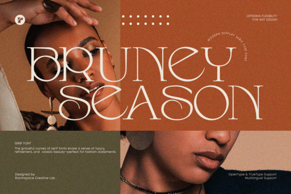 Bruney Season: The Serif Font for Modern Elegance