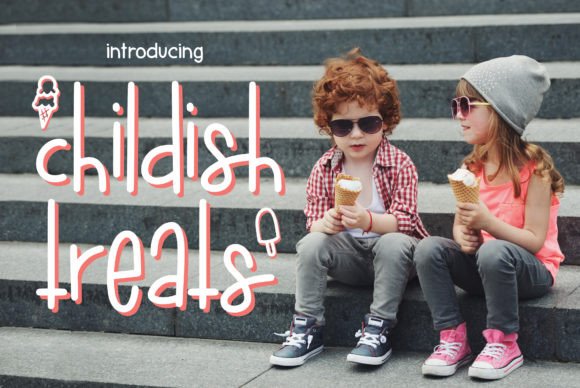 Childish Treats: A Sweet, Playful Handwritten Font