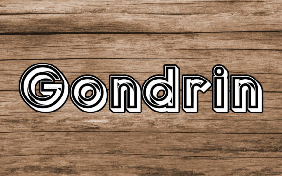 Gondrin: A Futuristic Display Font for Bold Visual Statements