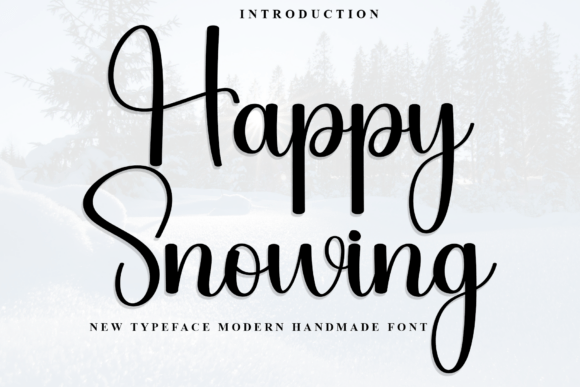 Happy Snowing: A Font That Balances Style and Function