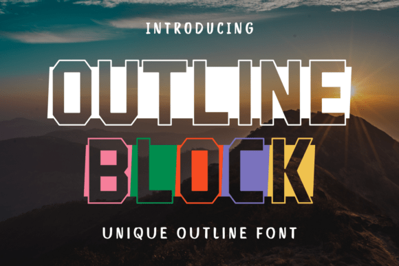 Outline Block: A Comprehensive Guide to the Varsity Outline Font