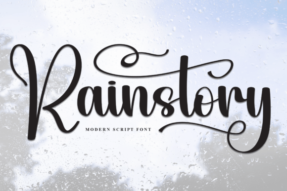 Rainstory: The Elegant Handwritten Script for Modern Design