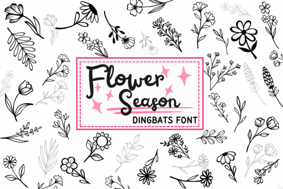 Season Flower: Evaluating a Whimsical Dingbat Font for Creative Projects