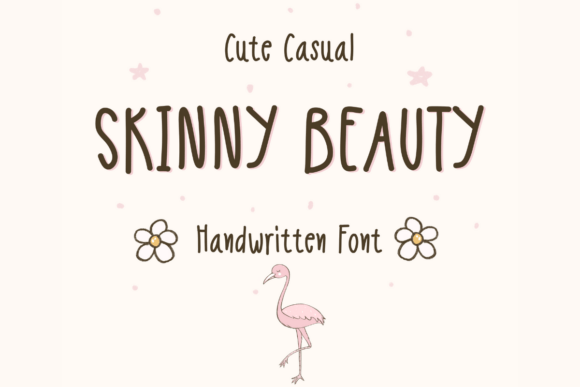 Skinny Beauty Handwritten: The Elegant Font for Modern Design Needs