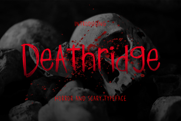 Unleashing the Beast: The Deathridge Horror Display Font