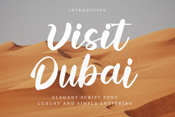 Visit Dubai: Crafting Elegant Visual Stories Through Typography